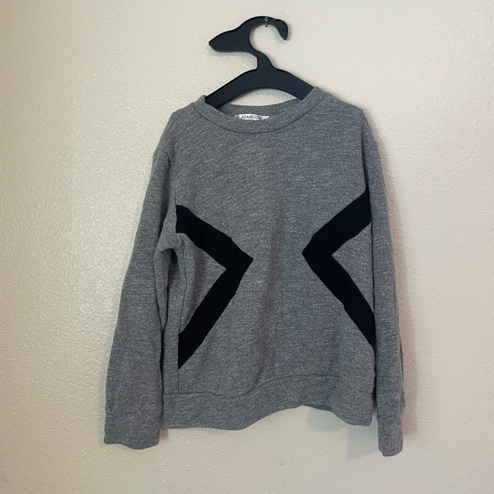 Joah Love Gray and Black Kids Sweatshirt